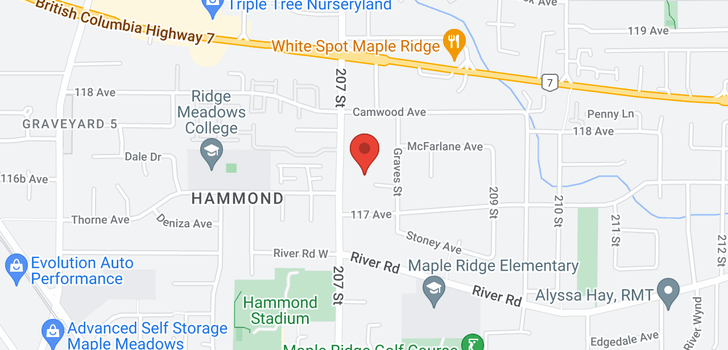 map of 20753 THORNE AVENUE